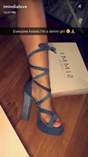 India Love Westbrooks feet photo thumbnail