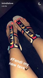 India Love Westbrooks feet photo thumbnail