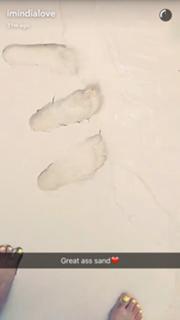 India Love Westbrooks feet photo thumbnail