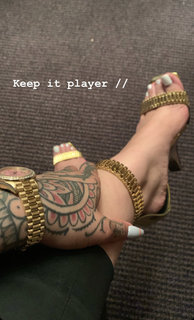 India Love Westbrooks feet photo thumbnail