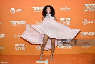 Indya Moore feet photo 14