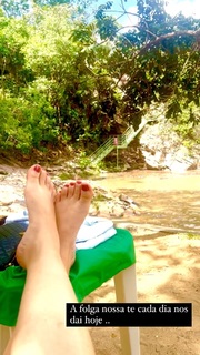 Ingrid Guimarães feet photo 20