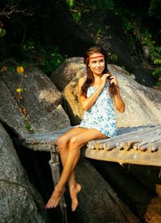 Irena Ponaroshku feet photo thumbnail