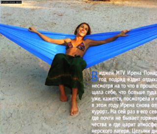 Irena Ponaroshku feet photo thumbnail