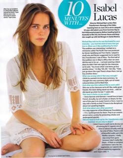 Isabel Lucas feet photo thumbnail