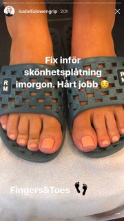 Isabella Löwengrip feet photo 20