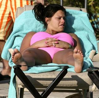 Jade Goody feet photo 3