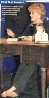 Jane Fonda feet photo thumbnail