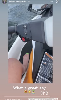 Jelena Ostapenko feet photo 2