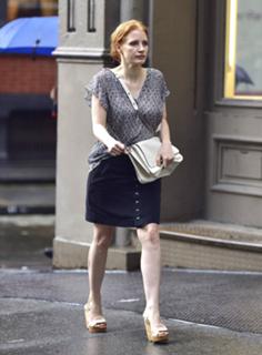 Jessica Chastain feet photo thumbnail