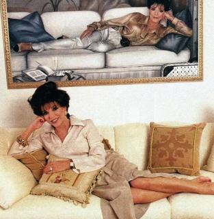 Joan Collins feet photo thumbnail