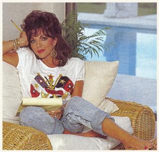 Joan Collins feet photo thumbnail