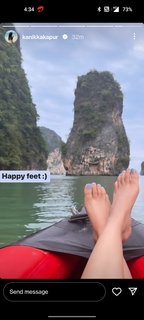Kanikka Kapur feet photo 12