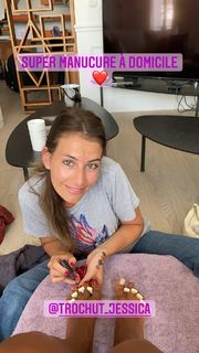 Karine Le Marchand feet photo 1