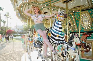 Katherine McNamara feet photo thumbnail