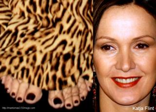 Katja Flint feet photo 2