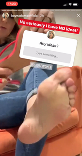 Kaye Adams feet photo 5