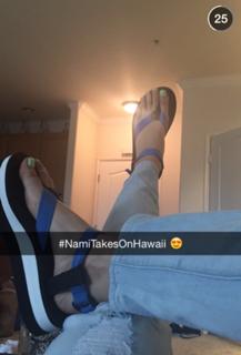 Kehlani Parrish feet photo thumbnail