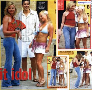 Kim Cattrall feet photo thumbnail