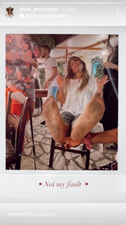 Klelia Andriolatou feet photo 3