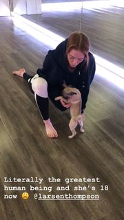 Larsen Thompson feet photo 3