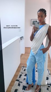 Laura Harrier feet photo thumbnail
