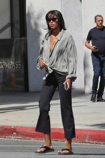 Laura Harrier feet photo thumbnail