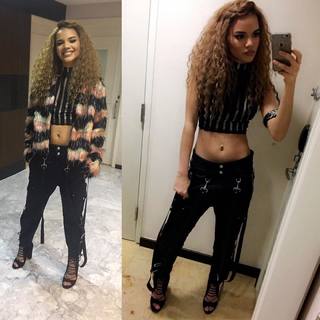 Leslie Grace feet photo 2