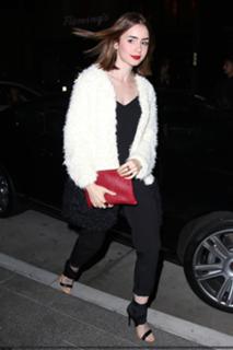 Lily Collins feet photo thumbnail