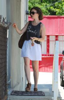 Lily Collins feet photo thumbnail