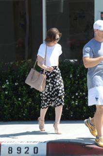 Lily Collins feet photo thumbnail