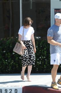 Lily Collins feet photo thumbnail