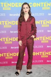 Lily Collins feet photo thumbnail
