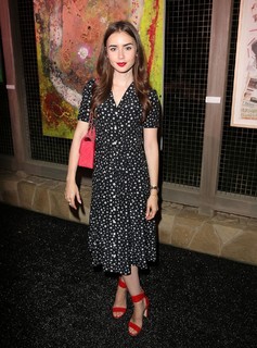 Lily Collins feet photo thumbnail
