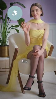 Lily Collins feet photo 11