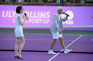 Lily Collins feet photo 7