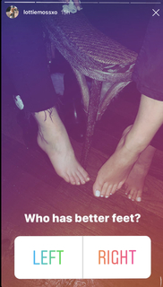 Lottie Moss feet photo thumbnail