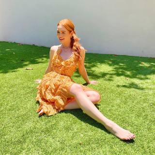Madelaine Petsch feet photo thumbnail