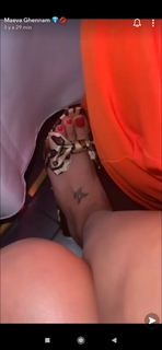 Maeva Ghennam feet photo 2