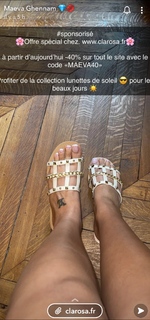 Maeva Ghennam feet photo 8