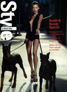 Maggie Q feet photo thumbnail