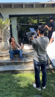 Maggie Q feet photo thumbnail