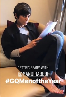 Mandira Bedi feet photo 2
