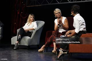 Maria De Filippi feet photo 1