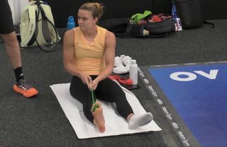 Maria Sakkari feet photo 1