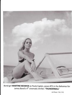 Martine Beswick feet photo 1