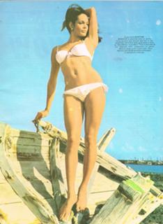 Martine Beswick feet photo 1