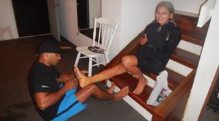 Maya Gabeira feet photo 9