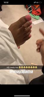 Maya Jama feet photo thumbnail