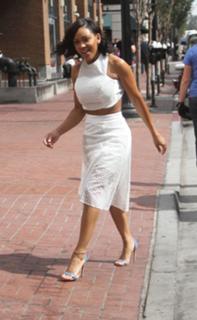 Meagan Good feet photo thumbnail